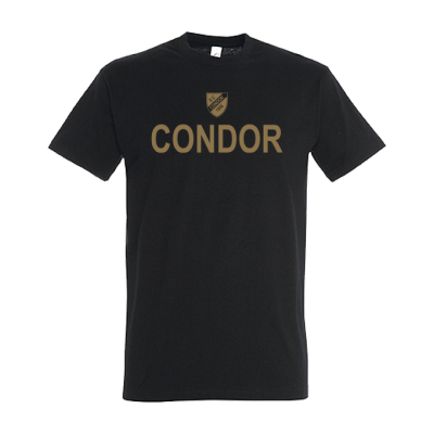 T-Shirt Condor Klassik, schwarz