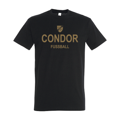 T-Shirt SC Condor Fussball, schwarz