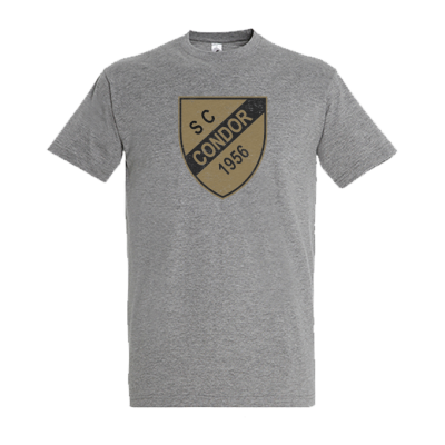 T-Shirt Vintage Logo, grau