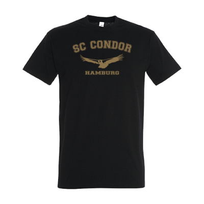 T-Shirt Condor, schwarz