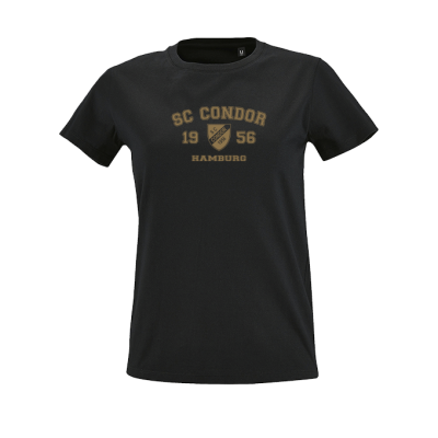 Frauen-T-Shirt SC Condor, schwarz