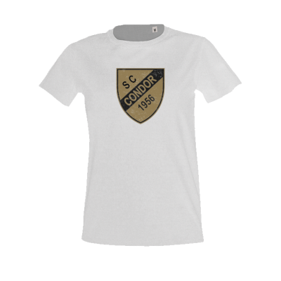 Frauen-T-Shirt  Vintage Logo, weiss