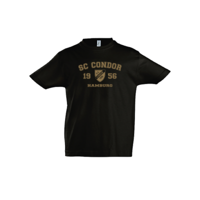 Kinder-T-Shirt SC Condor, schwarz