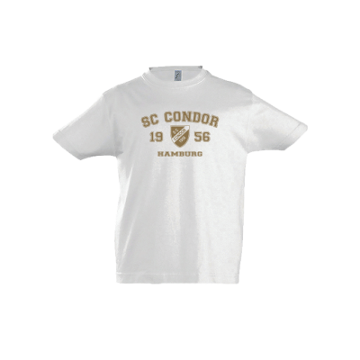 Kinder-T-Shirt SC Condor, weiss